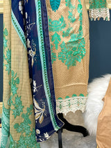 Pakistani Stitched lawn Embroidered Salwar kameez ready to ship