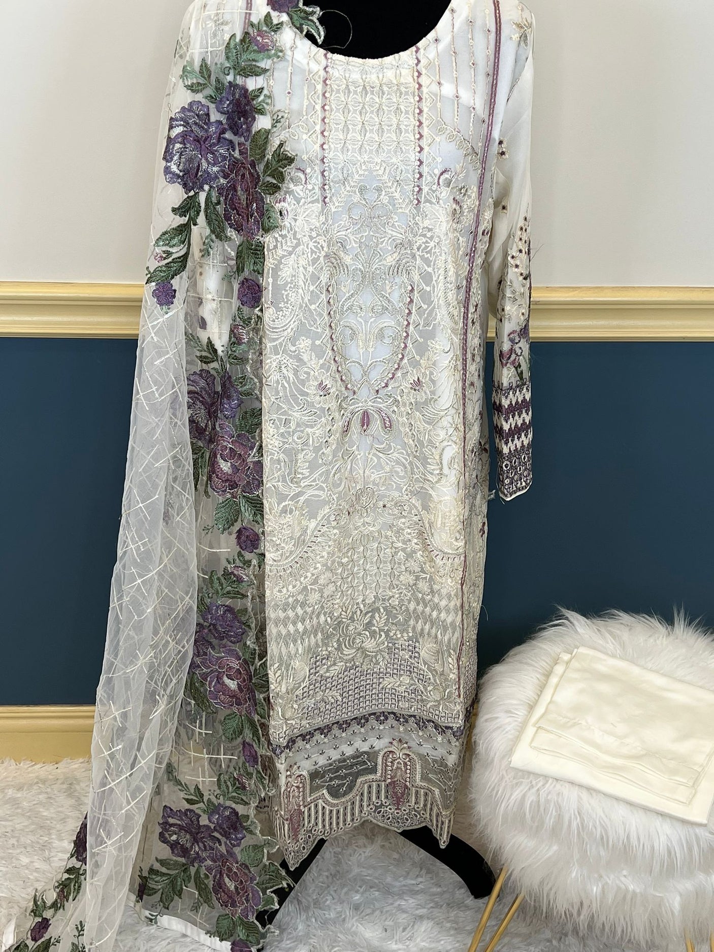 Pakistani Embroidered Party wear  Ready To Ship