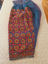 Free size silk phulkari salwer