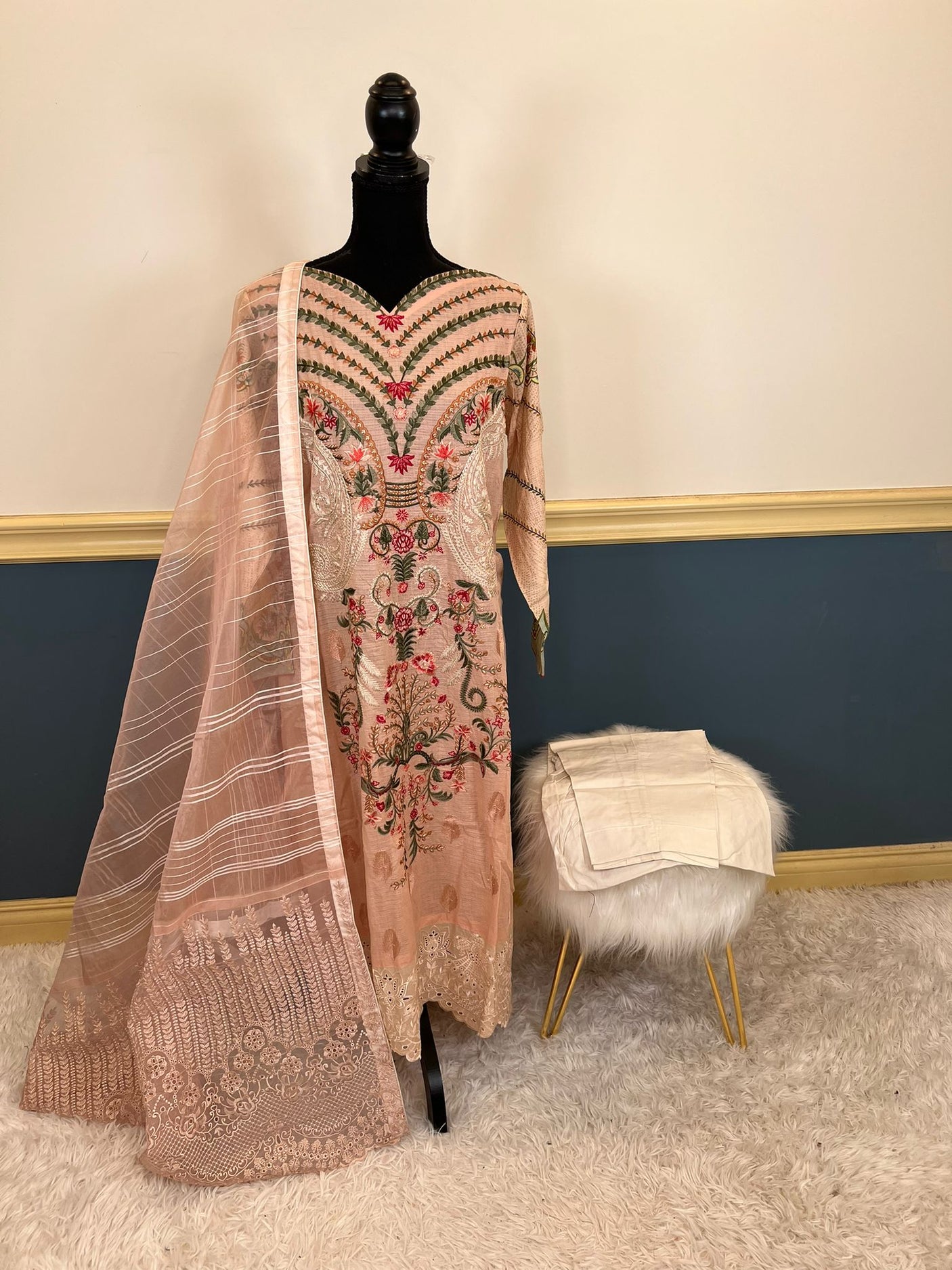 Pakistani Embroidered Party wear  Ready To Ship