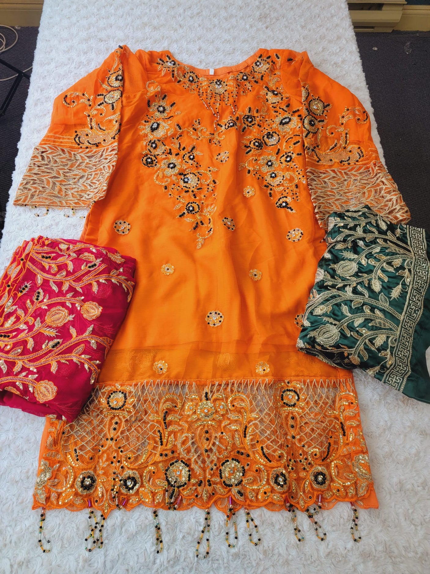 Pakistani Stitched Embroidery Party Wear Dresses Ready To Ship