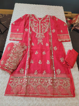 Pakistani Embroidered Party wear  Ready To Ship