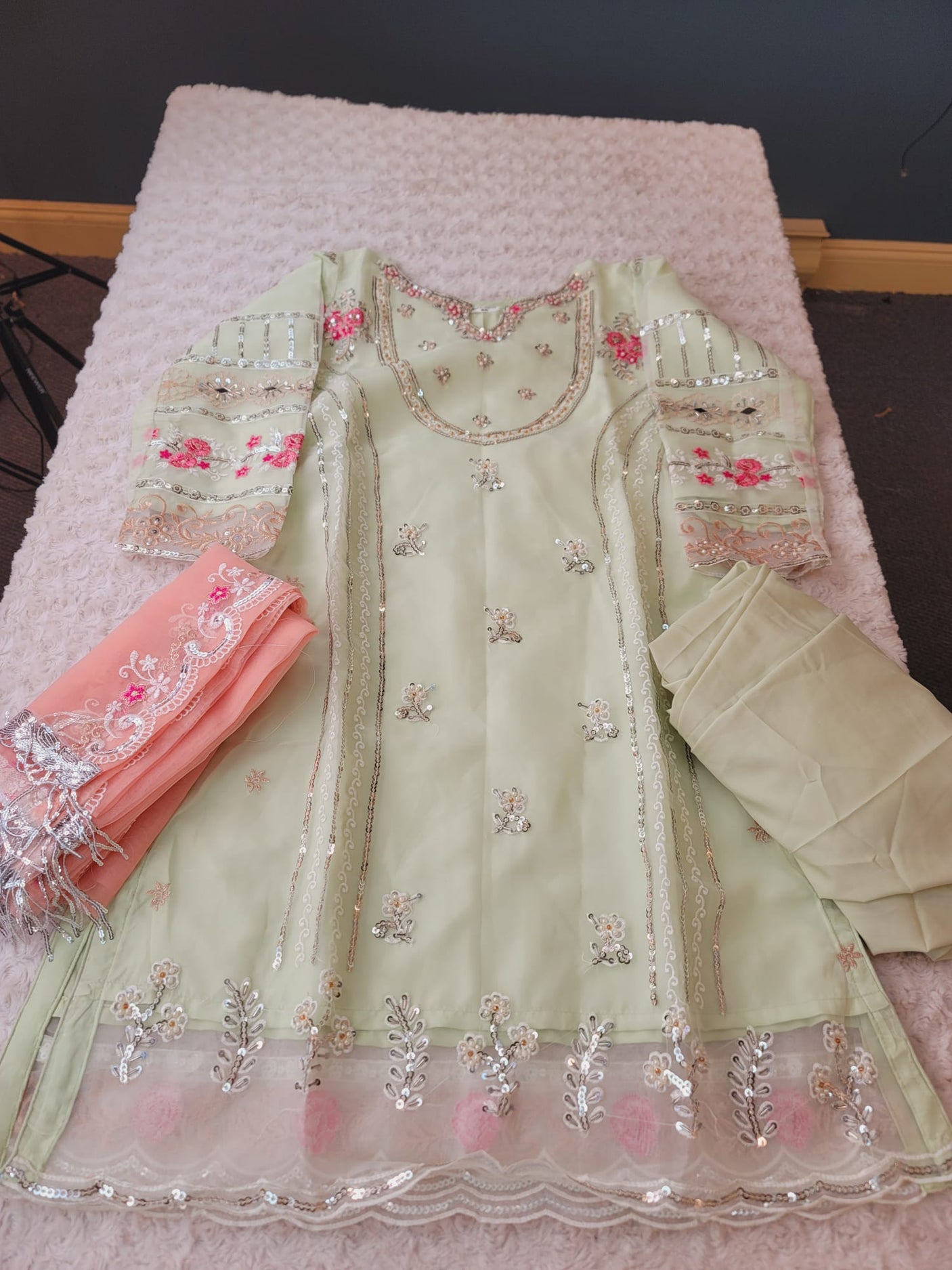 Pakistani Embroidered Party wear  Ready To Ship