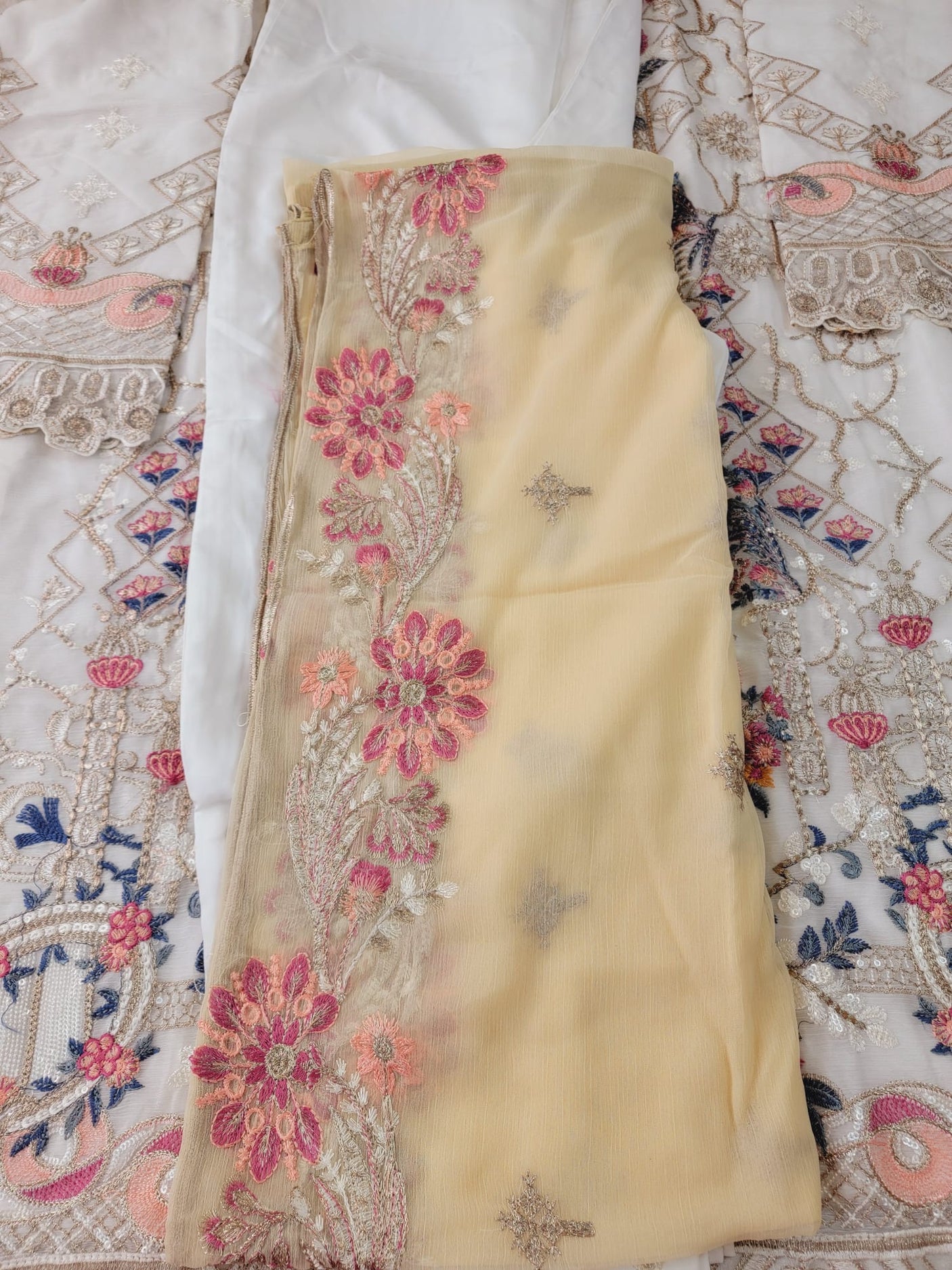 Pakistani Stitched Embroidery Party Wear Dresses Ready To Ship