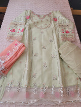 Pakistani Embroidered Party wear  Ready To Ship