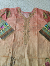 Pakistani Stitched lawn Embroidered Salwar kameez ready to ship