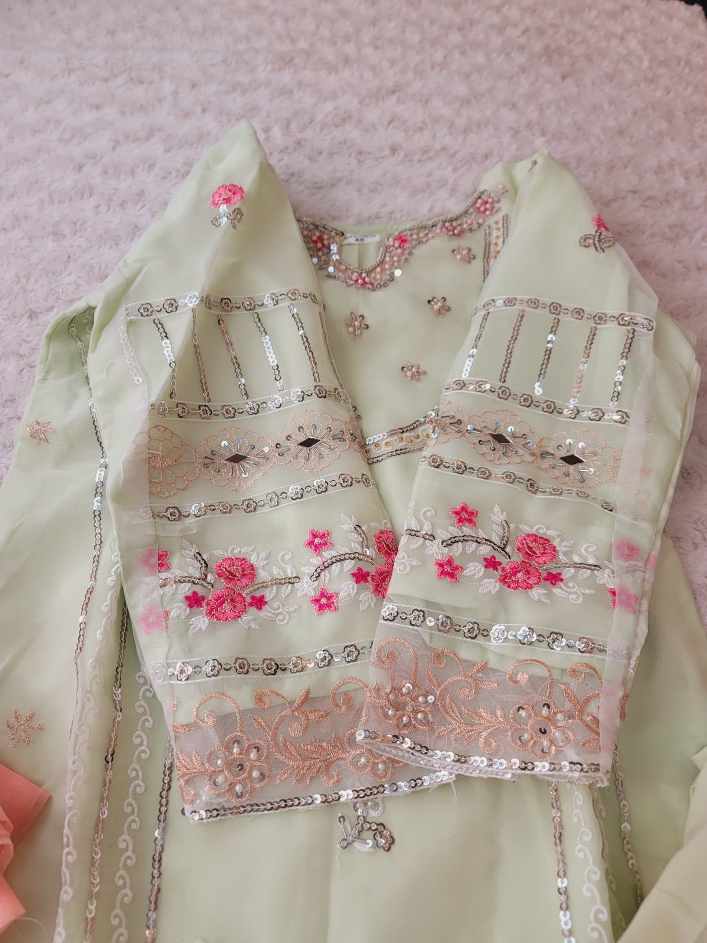 Pakistani Embroidered Party wear  Ready To Ship