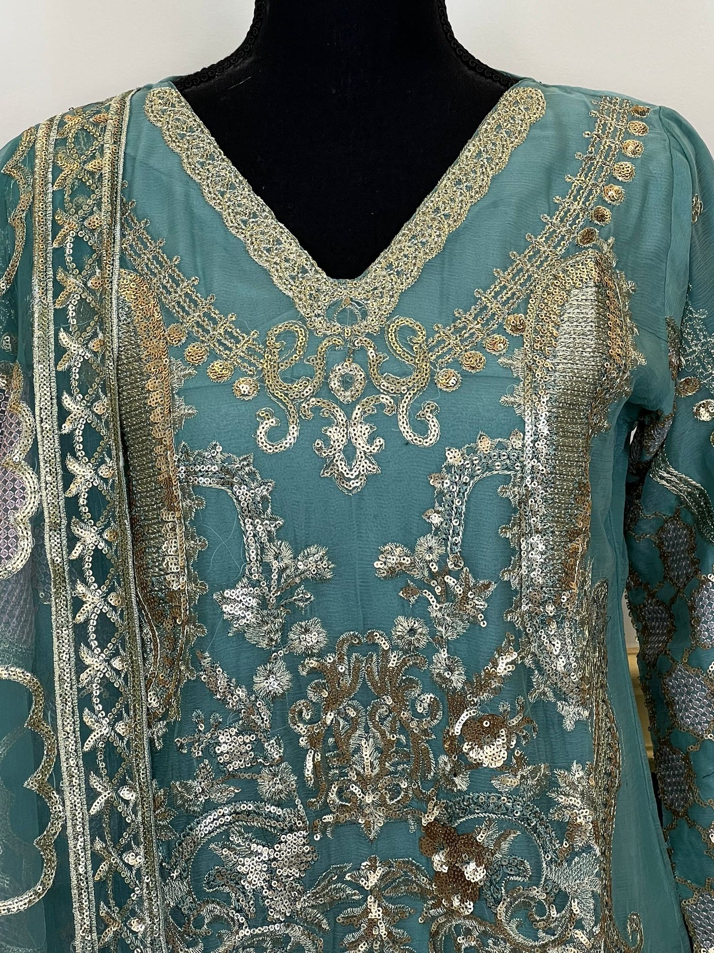 Pakistani Embroidered Party wear Ready To Ship