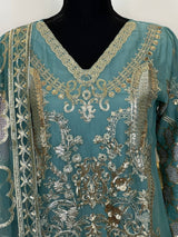 Pakistani Embroidered Party wear Ready To Ship