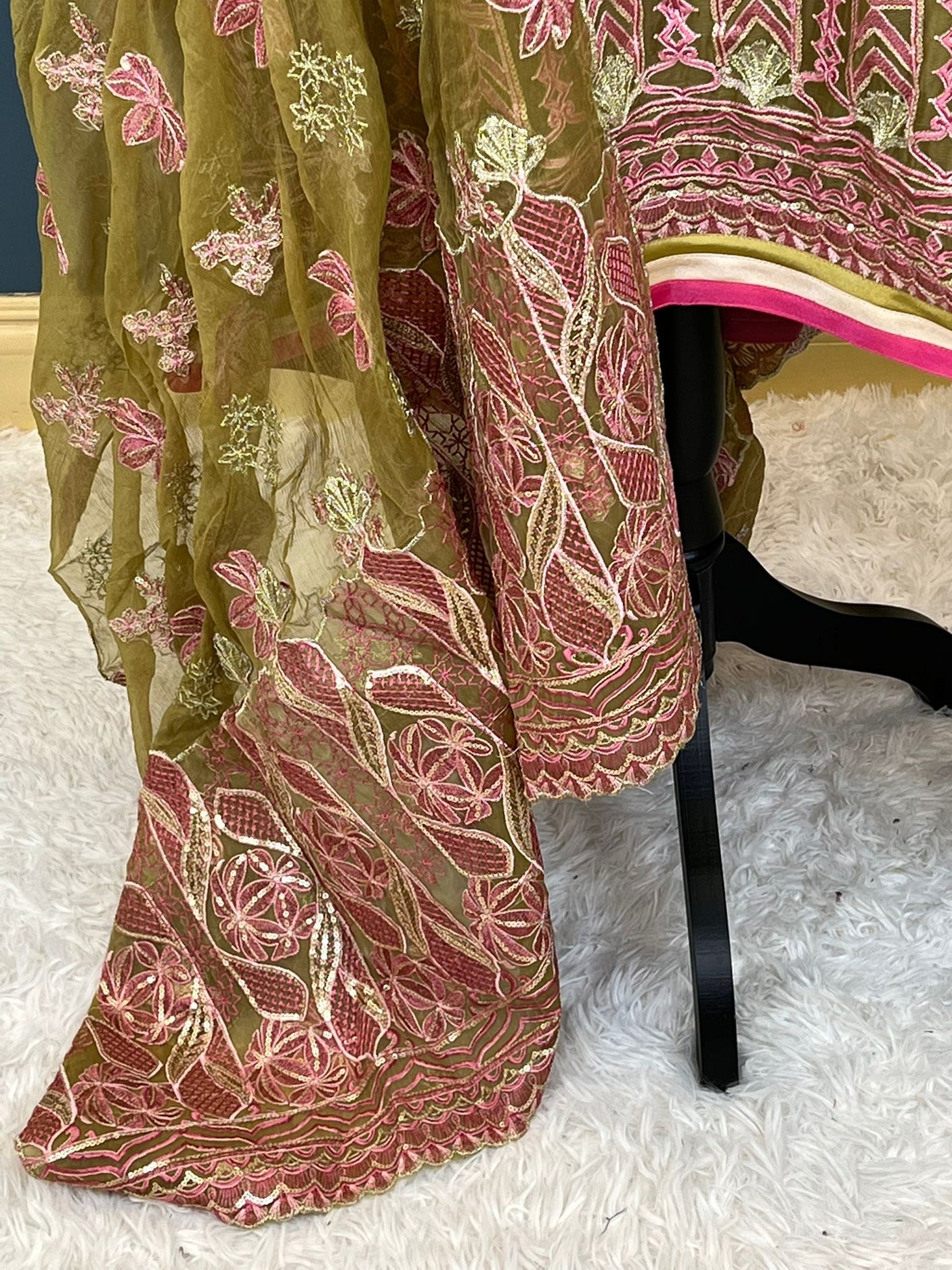 Pakistani Stitched Embroidery Party Wear Dresses Ready To Ship