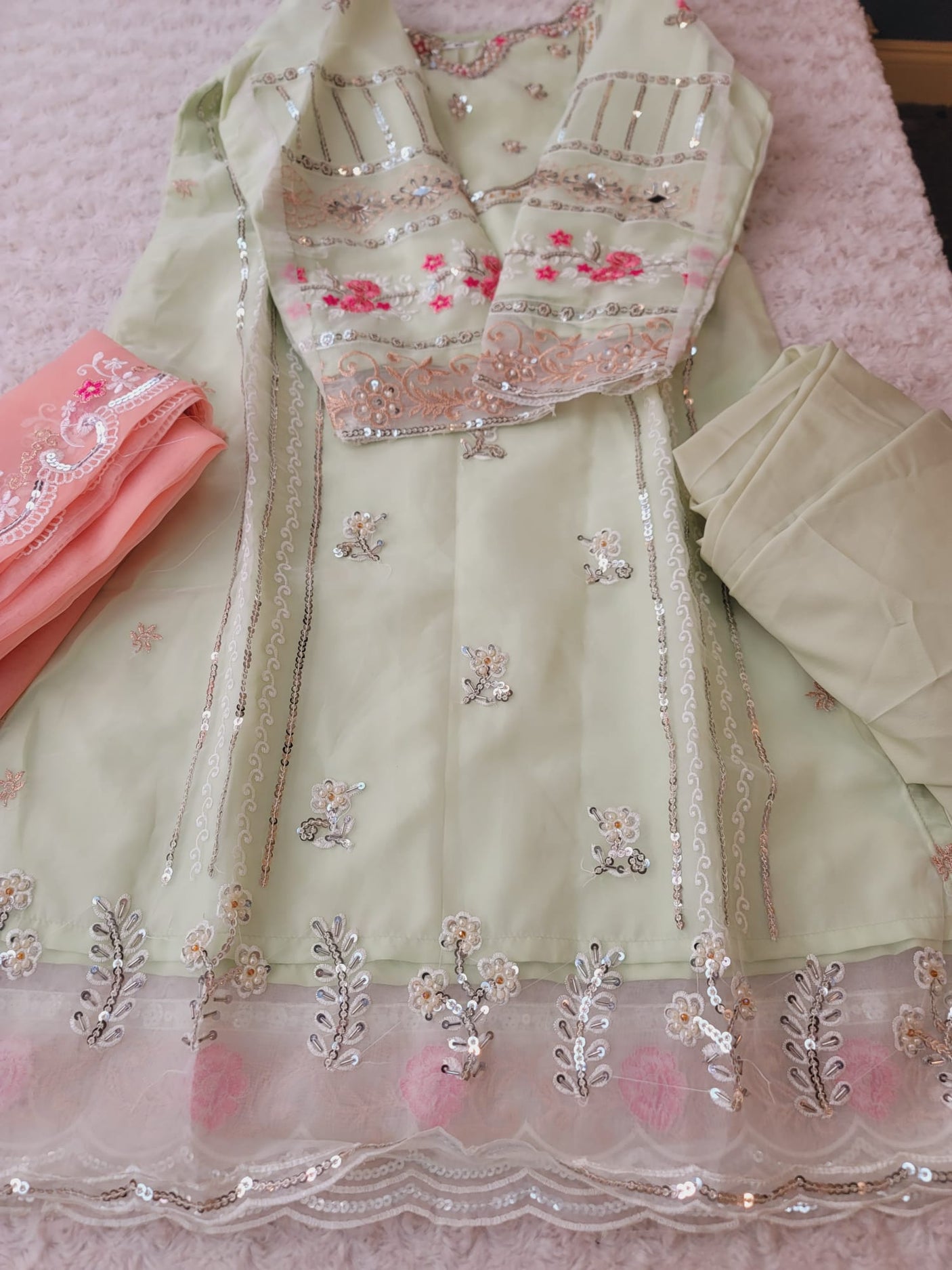 Pakistani Embroidered Party wear  Ready To Ship