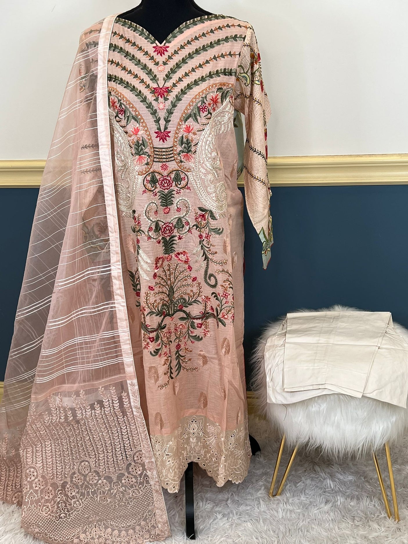 Pakistani Embroidered Party wear  Ready To Ship