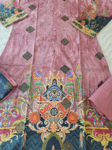 Pakistani Stitched lawn Embroidered Salwar kameez ready to ship