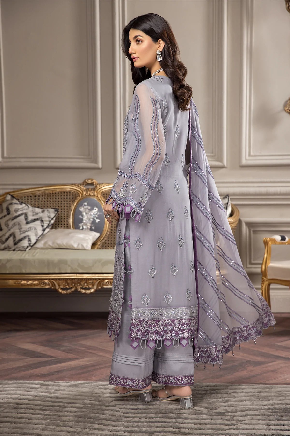 Alizeh Embroidered Chiffon Collection100% Original