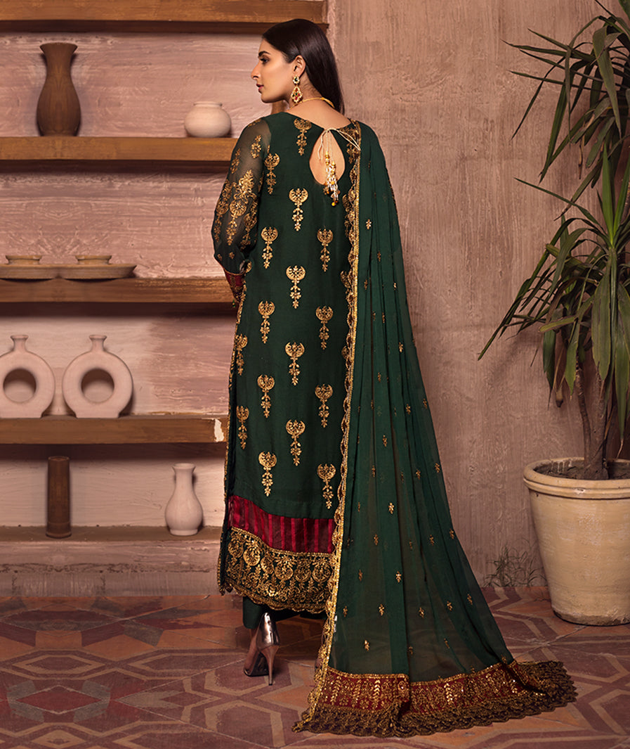 Zarif Festive Luxury Chiffon Embroidered 2021 -100% Original Guaranteed