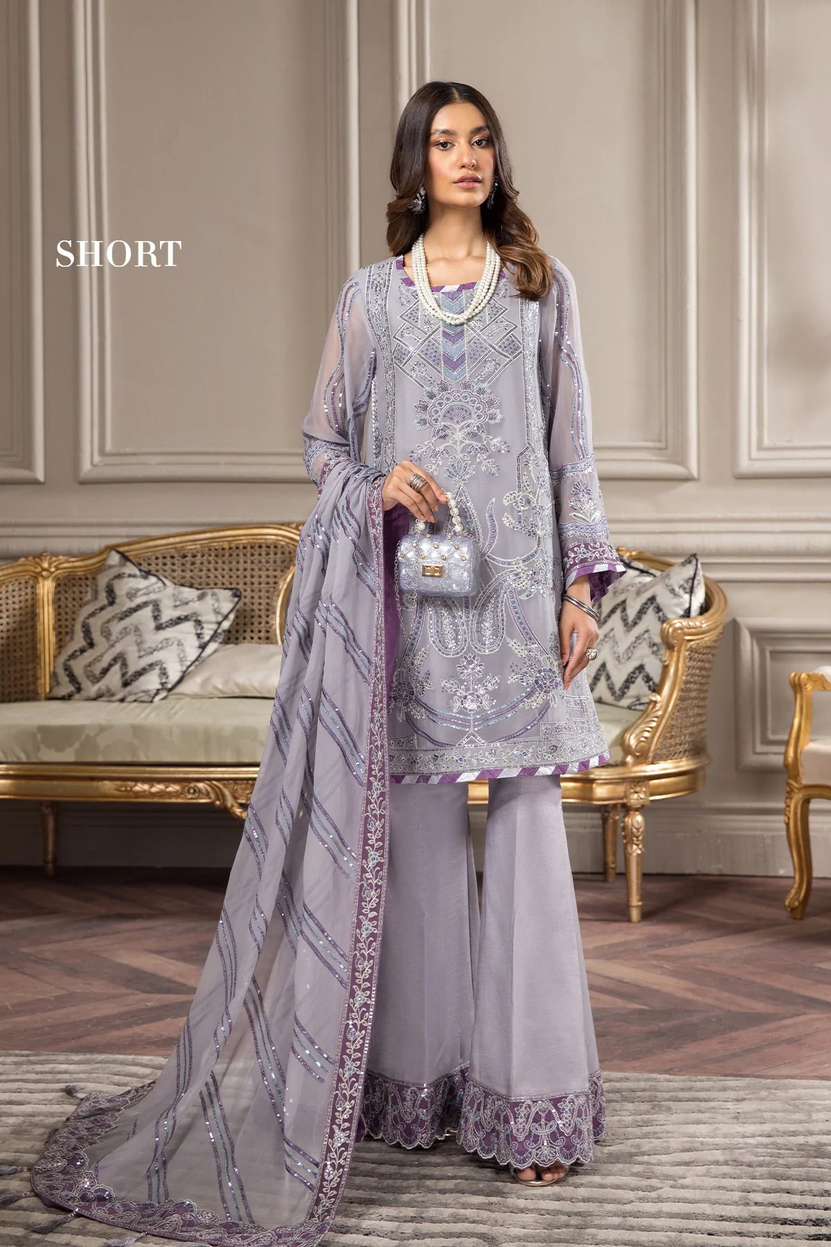 Alizeh Embroidered Chiffon Collection100% Original