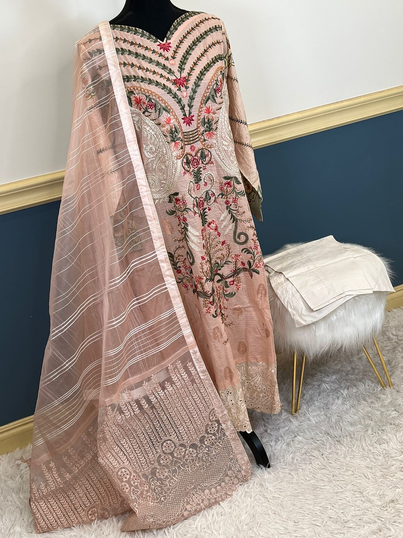 Pakistani Embroidered Party wear  Ready To Ship