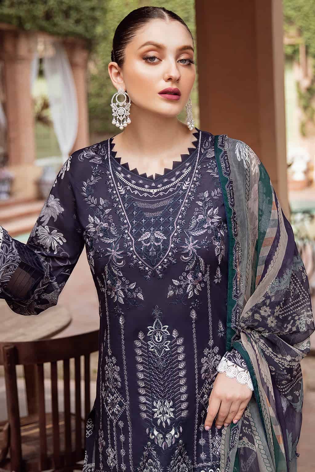 Mashaal By Ramsha Luxury Lawn 100% Original Ready To Ship