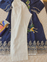 Pakistani Stitched lawn Embroidered Salwar kameez ready to ship