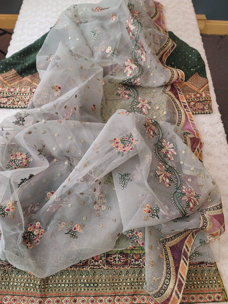 Pakistani Stitched Embroidery Party Wear Dresses Ready To Ship