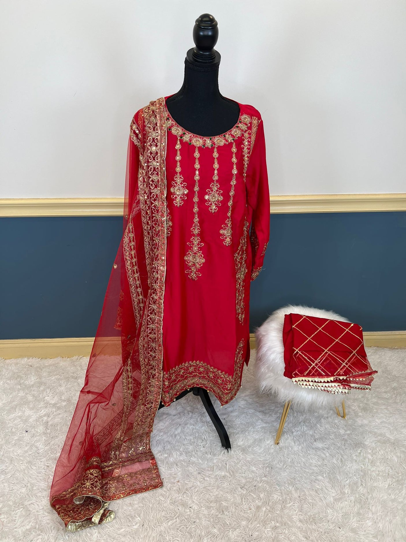 Pakistani Embroidered Party wear  Ready To Ship