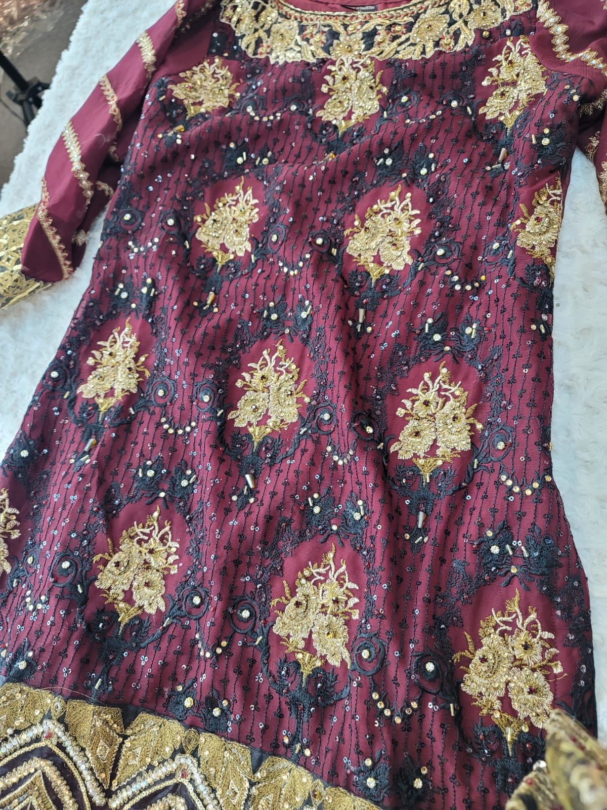 Pakistani Stitched Embroidery Party Wear Dresses Ready To Ship