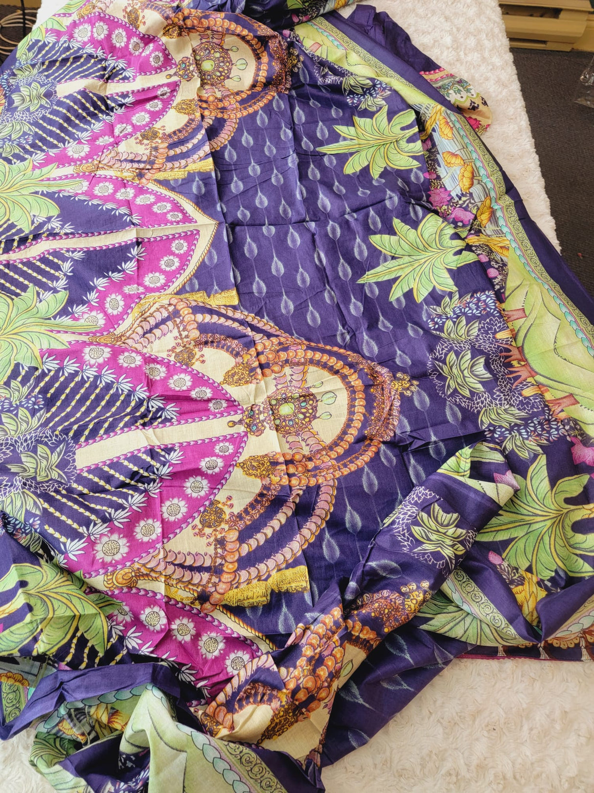 Indian Stitched Embroidery Suit Ready To Ship