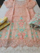 Pakistani Stitched Embroidery Party Wear Dresses Ready To Ship