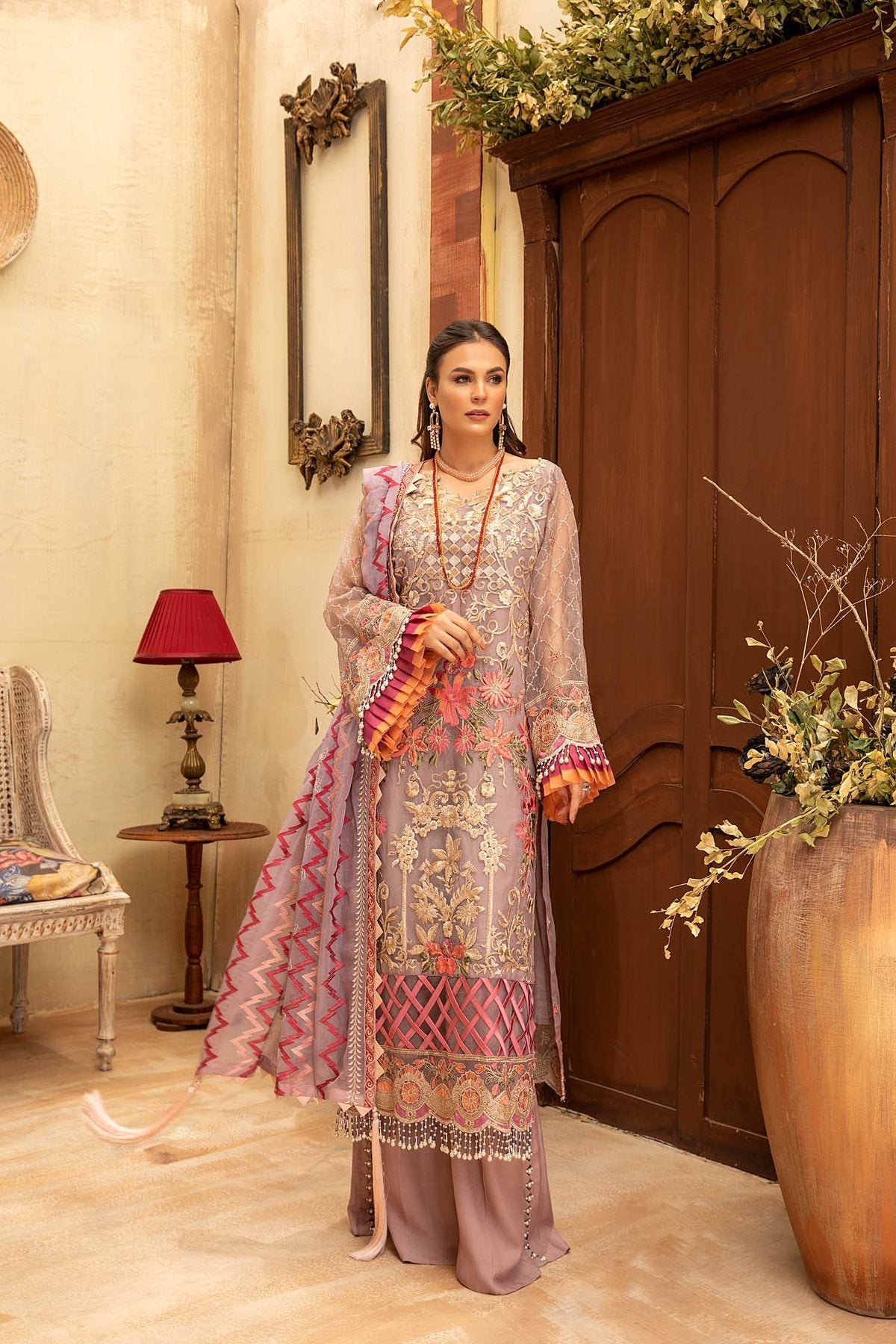 Lamore Organza Collection by Adan’s Libas Chiffon Collection 2021 -100% Original Guaranteed