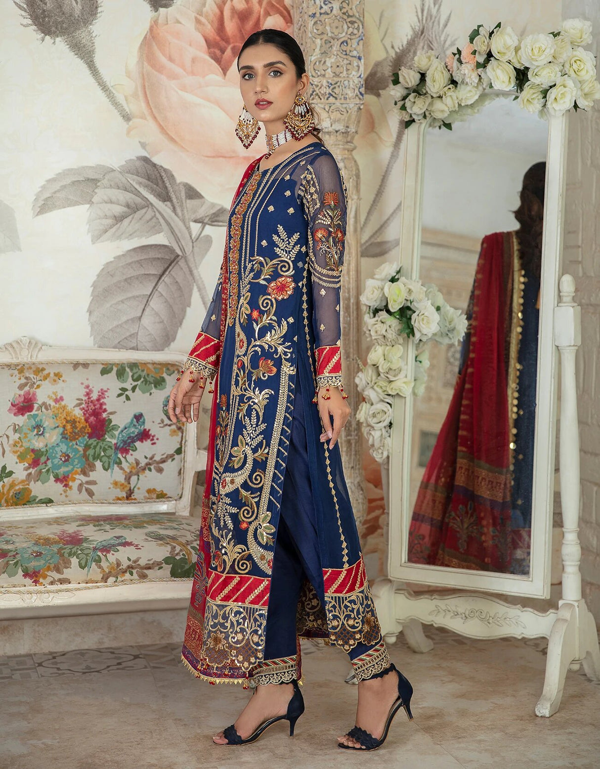 Le Festa by Emaan Adeel Chiffon Collection -100% Original Guaranteed