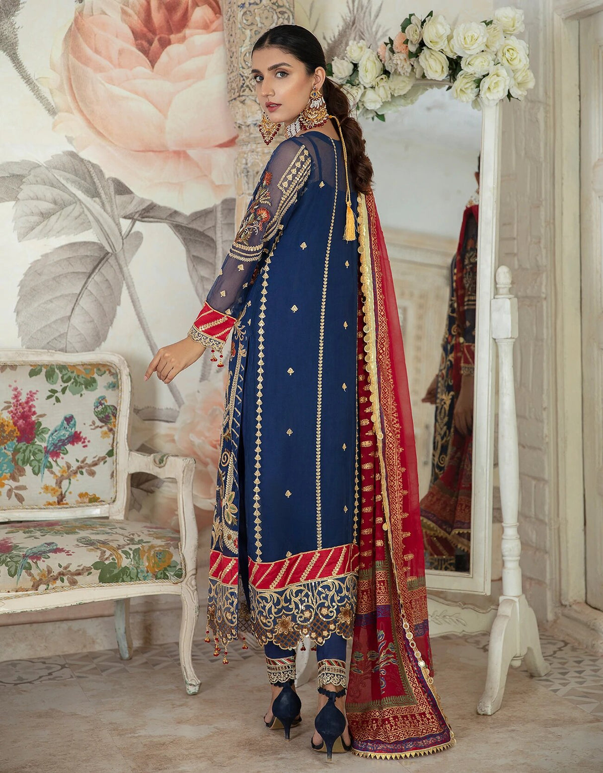 Le Festa by Emaan Adeel Chiffon Collection -100% Original Guaranteed