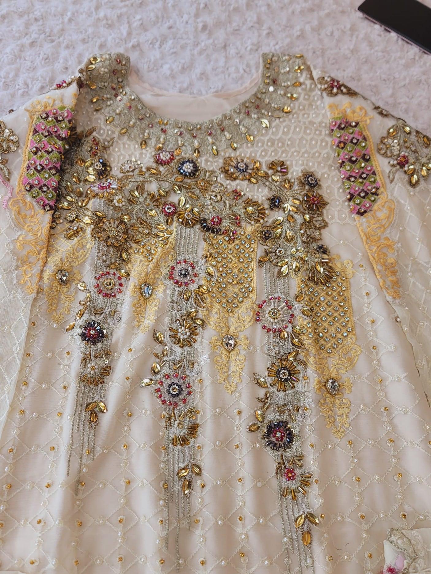Pakistani Stitched Embroidery Party Wear Dresses Ready To Ship