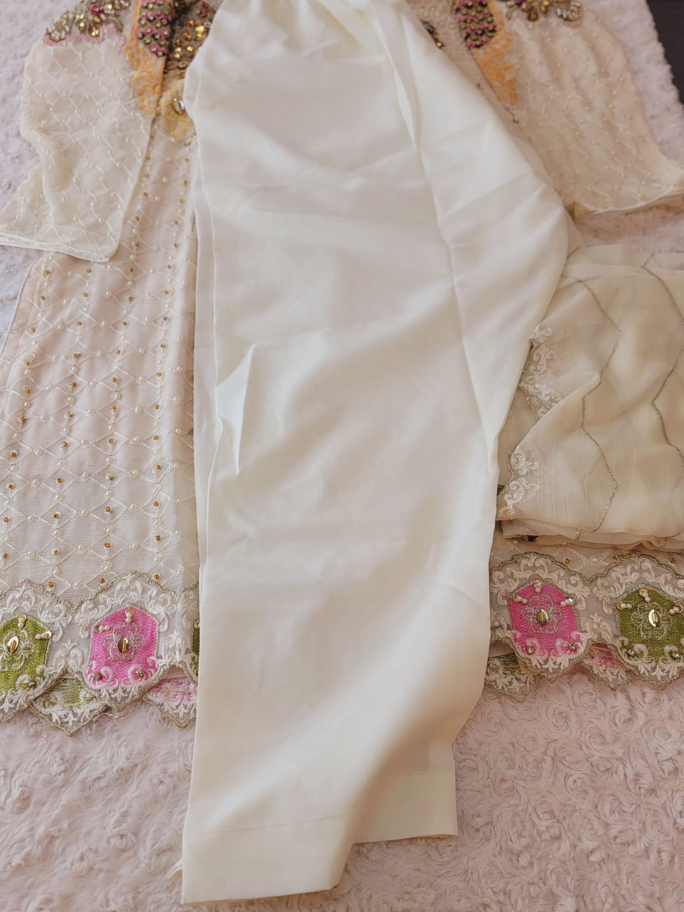 Pakistani Stitched Embroidery Party Wear Dresses Ready To Ship