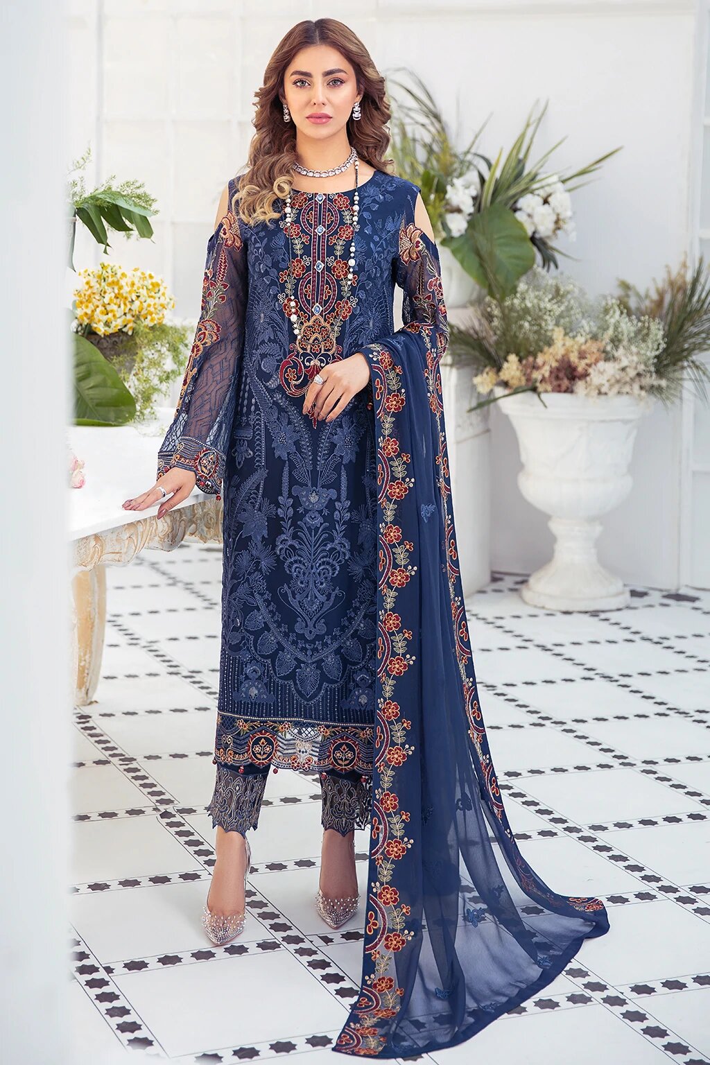 Ramsha Luxury Chiffon Embroidered Collection -100% Original Guaranteed