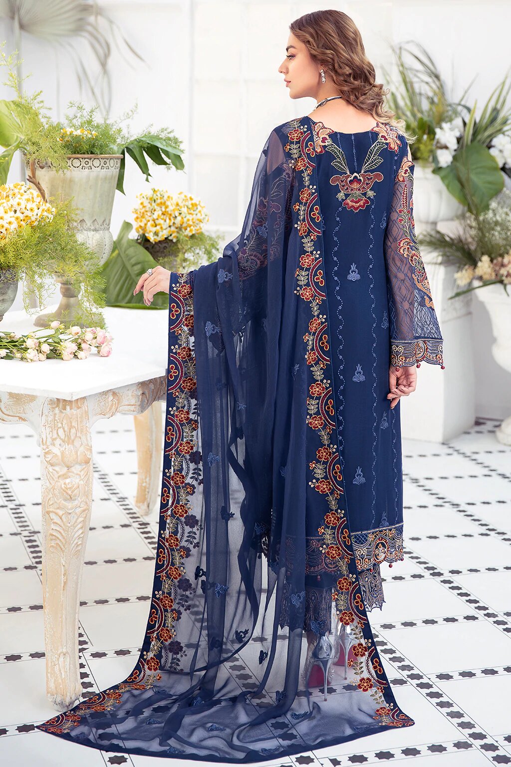 Ramsha Luxury Chiffon Embroidered Collection -100% Original Guaranteed