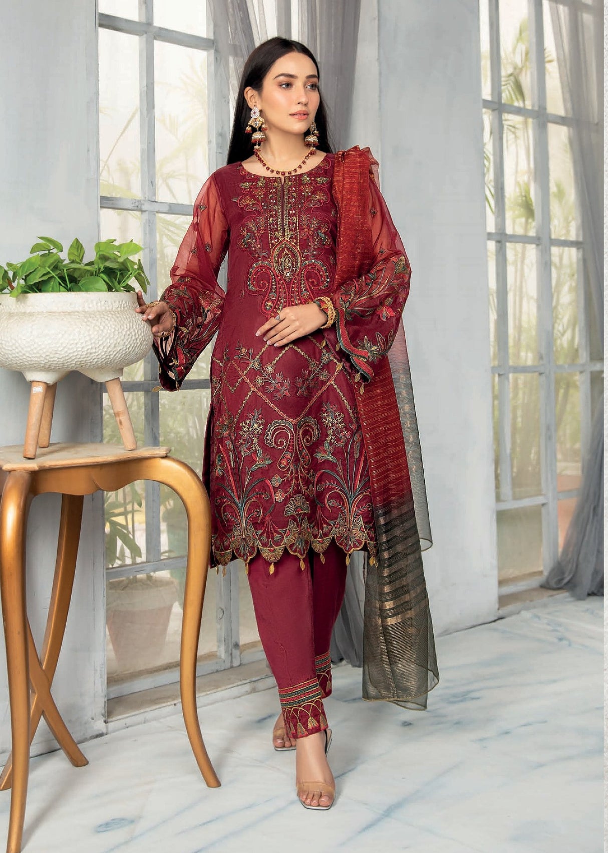Zuha By Zylish Book Chiffon Collection -100% Original Guaranteed