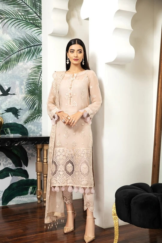 Alizeh Fashion By Bilal's Embroidered Chiffon Collection -100% Original Guaranteed
