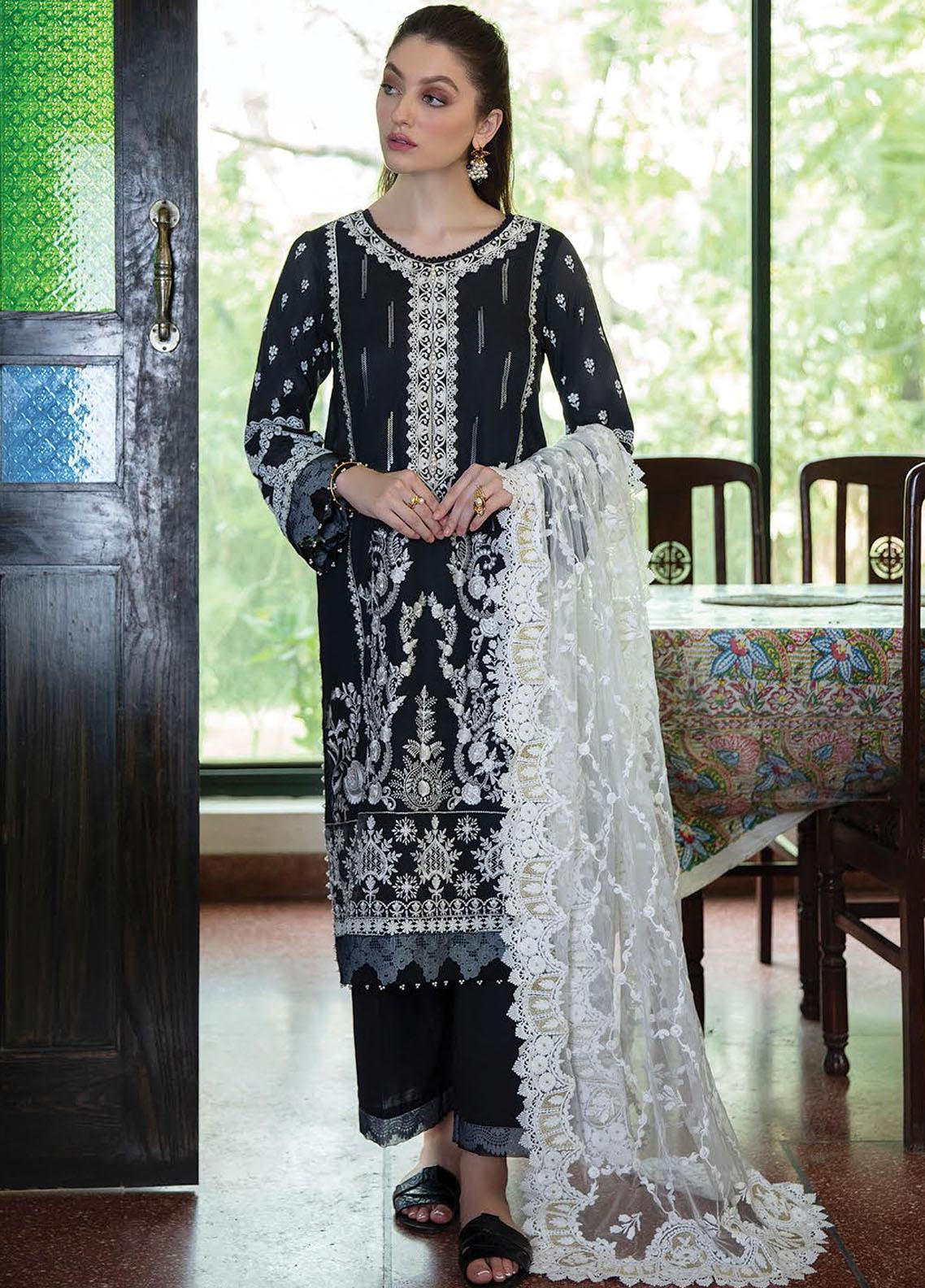 Aabyaan Embroidered Lawn Collection-100% Original Guaranteed