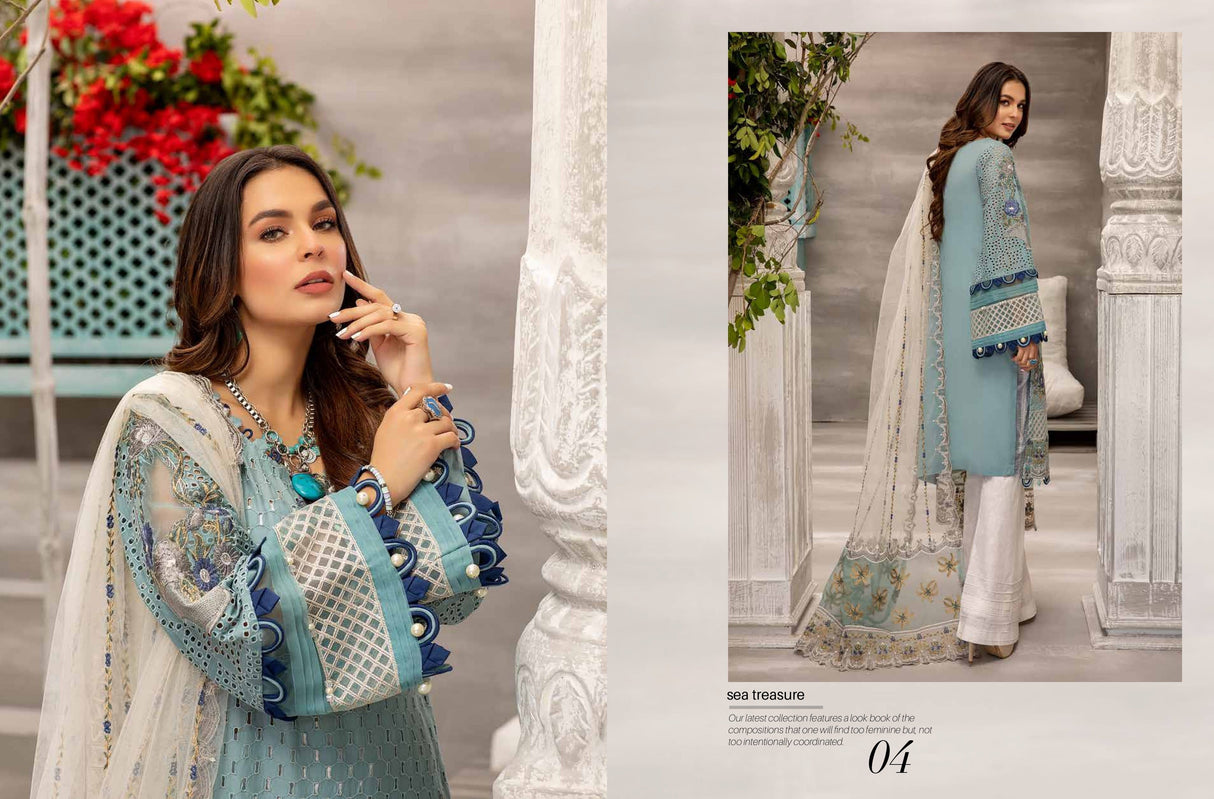 Jazmine by Adan Libas Embroidered Luxury Lawn Collection 2021 -100% Original Guaranteed