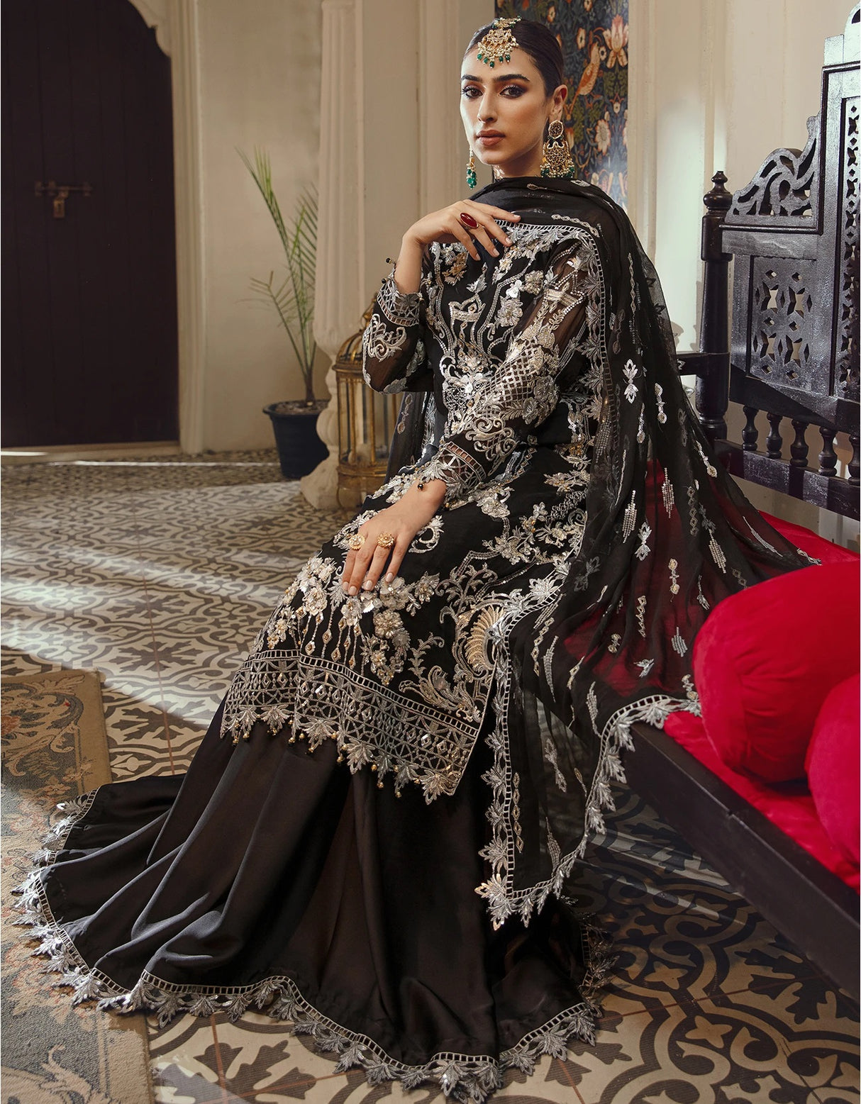 Belle Robe by Emaan Adeel Luxury Chiffon Embroidered Collection 2021 100% Original Guaranteed