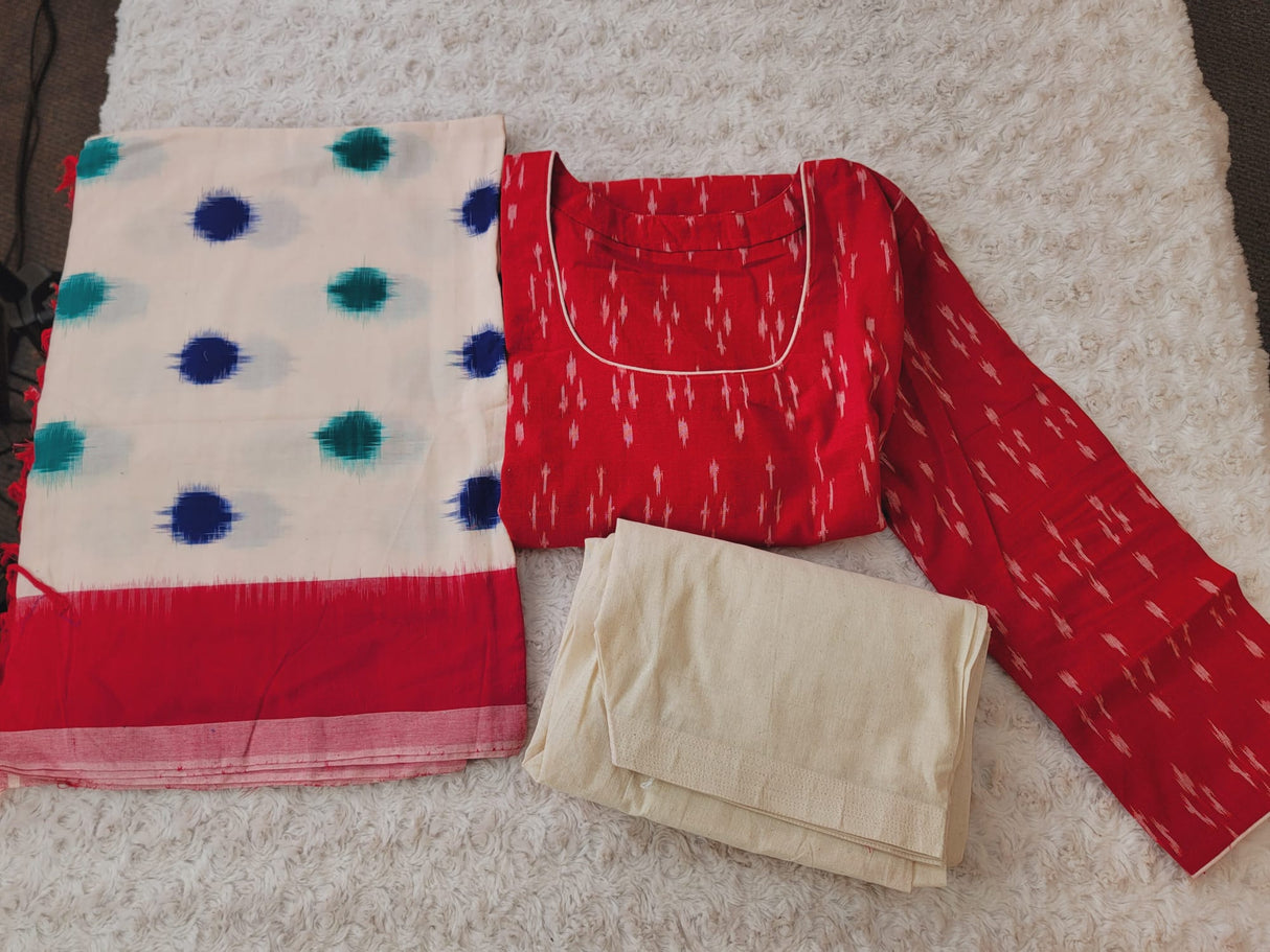 Handloom Ikkat Salwer Kamiz