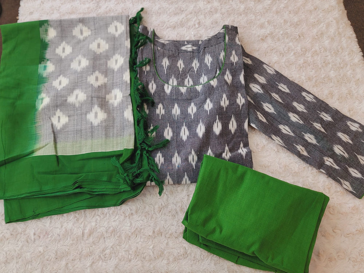 Handloom Ikkat Salwer Kamiz