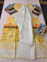 Pakistani Stitched lawn Embroidered Salwar kameez ready to ship