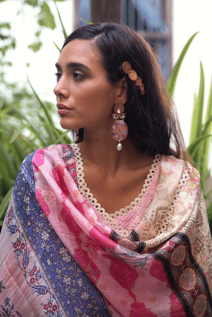 Qalamkar Luxury Lawn 100% Original