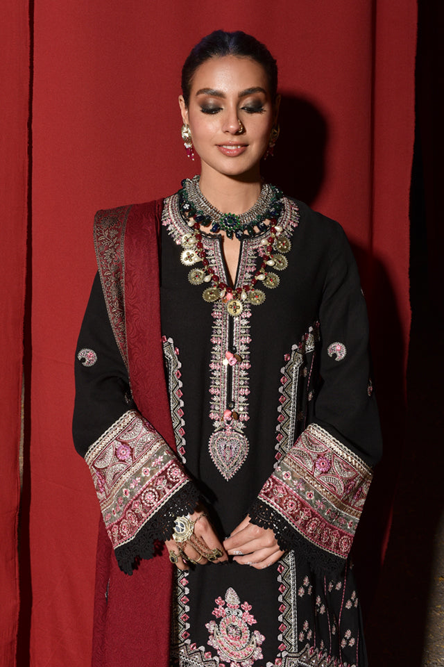 Qalamkar Kashaf Luxury Embroidered Shawl Collection 2022 - 100% Original