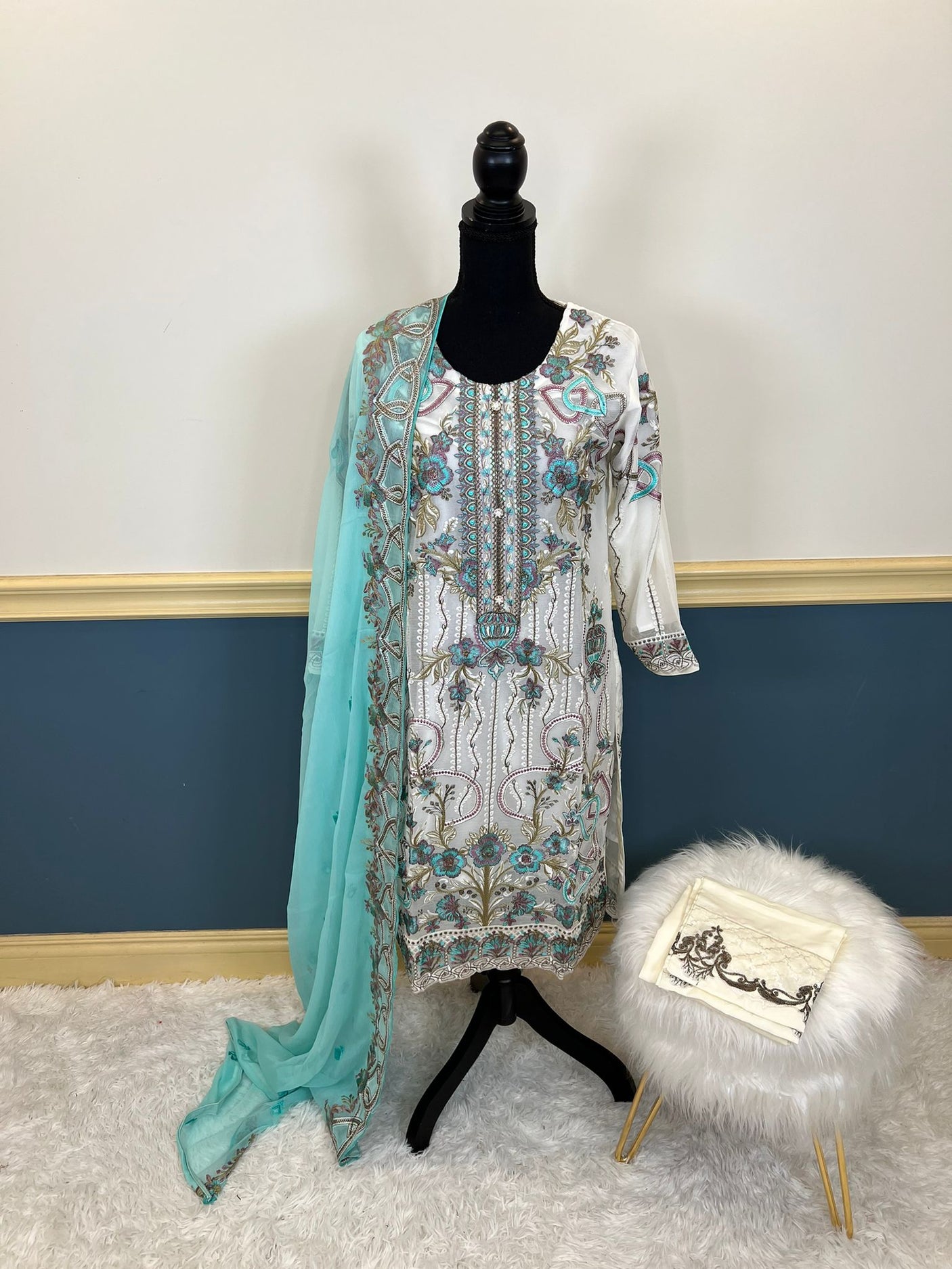 Pakistani Embroidered Party wear  Ready To Ship