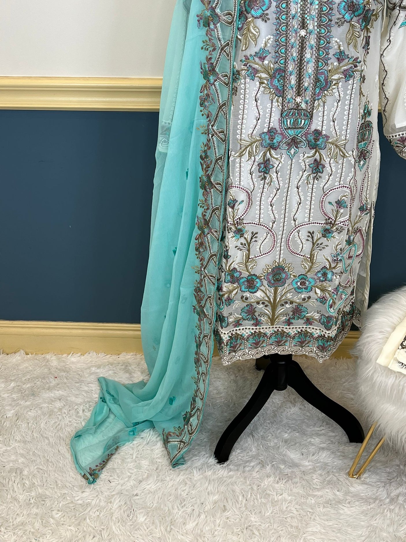 Pakistani Embroidered Party wear  Ready To Ship
