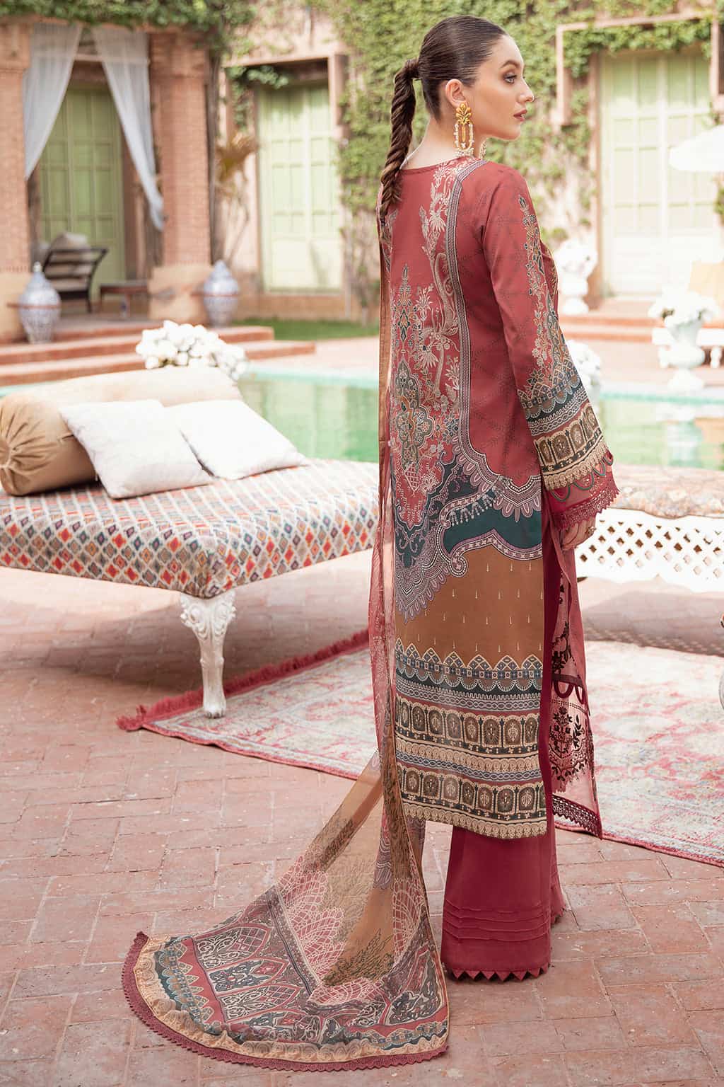 Mashaal By Ramsha Luxury Lawn 100% Original Ready To Ship