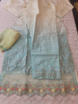 Pakistani Stitched lawn Embroidered Salwar kameez ready to ship