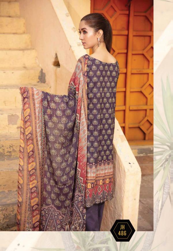 Johra Mahsa Embroidered Digital Printed Lawn-100% Original Guaranteed